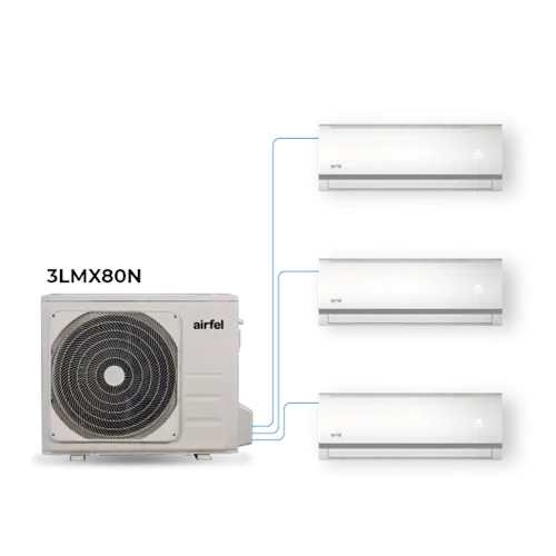 AİRFEL MULTİ SPLİT İNVERTER KLİMA DIŞ ÜNİTE 3LMX80N 27000 BTU/h