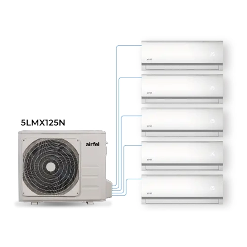 AİRFEL MULTİ SPLİT İNVERTER KLİMA DIŞ ÜNİTE 5LMX125N 42000 BTU/h